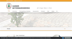 Desktop Screenshot of harzer-beton.com